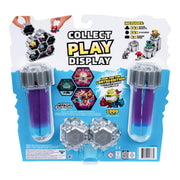 Moose Toys MrBeast Lab Swarms Hyper Fusion Series Mega Lab Pack, 14 Collectible Micro Beasts, 14 Stickers, 4 Fusion Caps, Multicolor