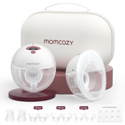 Momcozy M5 Electric Breast Pump Wearable Double-Sealed Flange Pink 1 Pack