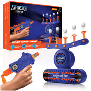 USA Toyz AstroShot Zero GS Foam Blaster Set with Floating Ball and Flip Targets, Nerf Compatible, Multi Color, UT-ASZEGS-MUL