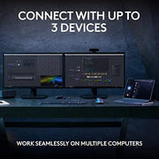 Logitech MX Keys S Wireless Keyboard, Low-Profile Ergonomic Design, Multi-Device Bluetooth, USB-C Rechargeable, Smart Backlighting, Graphite, 920-011558