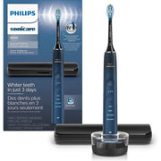 Philips Hx9911/92 Sonicare DiamondClean 9000 Special Edition Electric Toothbrush, Blue Black, Pressure Sensor, 4 Modes, 3 Intensities