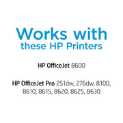 HP CR314FN#RFD 951 Tri-Color Ink Cartridge Combo Pack, Original OEM Ink, Cyan Magenta Yellow, Approx 700 Pages