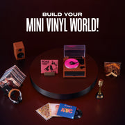 Mini Brands Really Works Vinyl Playset Series 1 Miniature Record Player with Real Music Playback, Pink