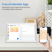 HBESTORE HL-06A-DPF 15.6 Inch Smart Wall Planner Digital Calendar Chore Chart 1920x1080 Touchscreen Interactive Display Wall Mount