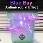 Pentantan 105210 12L Portable Washing Machine, Mini Foldable Washer for Apartment, RV, Travel, Green