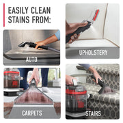 Hoover CleanSlate Plus Portable Carpet and Upholstery Spot Cleaner with Dual Tank System White