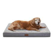 Ophanie VIPRB-PBS3V207 Gray 35in Orthopedic Dog Bed For Large Dogs