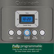 Cuisinart DCC-3200BKSNAS 14-Cup Coffee Maker with Water Filtration, Black Stainless Steel