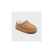 Cat & Jack Toddler Jude Clog Slippers, Cushioned Insole, 5T, Chestnut Brown - Round Toe
