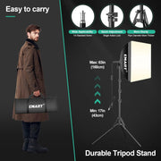 Emart 16x16 Softbox Photography Lighting Kit, 50W Dimmable LED Panels, Adjustable 3000K-6000K Color Temperature, Remote and App Control, 2 Pack