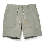 Marsh Wear Heritage Men's Shorts, Quick-Drying Nylon-Cotton-Elastane Blend, Dusky Green, 7 Inch Inseam, MWS5017