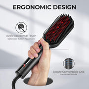 TYMO HC105 iONIC Hair Straightening Brush - Black
