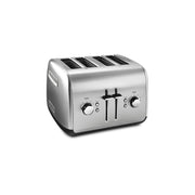 Whirlpool kmt4115sx 4-Slice Toaster with Manual High-Lift Lever, Brushed Stainless Steel