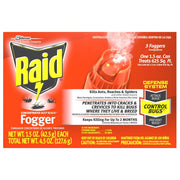 Raid Concentrated Deep Reach Fogger (3 count, 1.5 Ounces)