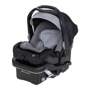 Baby Trend Secure-Lift Infant Car Seat, Ergonomic PRO Side Grip, No-Twist Harness Indicators, Anti-Rebound Bar Handle, Multi-Position Base, Adjustable Headrest, Dash Black