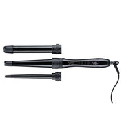 Paul Mitchell U-HC-12739 Express Ion Unclipped 3-in-1 Curling Iron - Model # 31INA - Black - 3 Pc Curling Iron 1.25 Inch Large Cone, 1 Inch Styling Rod, 0.75 Inch Small Cone
