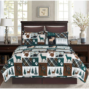 C&F Home Fletcher Forest Bedding Collection Quilt Set - King