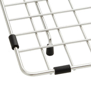 Signature Hardware Metal Basin Rack, Stainless Steel, 16.5 in L x 13.375 in W, 560560