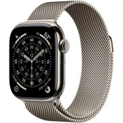 Apple Watch Gen 11 Series 11 Cell 42mm Natural Titanium - Natural Milanese Loop MF8P4LW/A