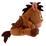 Mattel Disney Pixar Toy Story 5 Bullseye Weighted Plush Soft Multicolored Stuffed Animal with Beans JMJ34