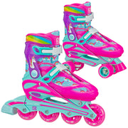 Roller Derby W249G Girls Sprinter 2N1 Quad and Inline Skates Combo