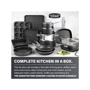 Granitestone 7081 Diamond 20pc Cookware/Bakeware Set