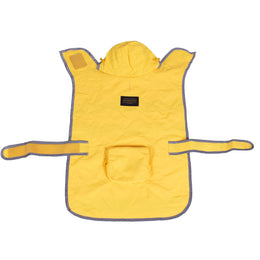 Pendleton Pet Waterproof Reversible Rain Coat for Dogs - Yellow/Glacier Lining - XL