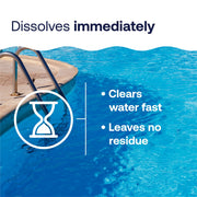 HTH Salt Shock Fast Dissolving Pool Chemical, 3.75 lb, 5 Pack, Compatible with Salt Chlorine Generators, 52047
