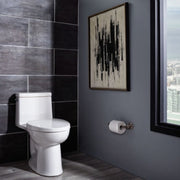 American Standard Cadet Loft One-Piece Elongated Comfort-Height Toilet, White, 1.28 GPF, Floor Mount, 2535128.020
