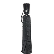 totes 08915 BLK Automatic Open Close Water-Resistant Travel Folding Umbrella, (Black)
