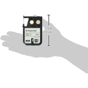 Dymo 1868751 XTL 12mm X 7m Roll All - Purpose Vinyl Black on White