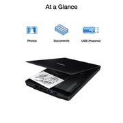 Epson Perfection V19 II Color Photo and Document Flatbed Scanner - Black