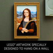 LEGO 31213 Leonardo da Vinci Artwork for Build and Display, Home Decor Idea, Wall Art Building Set for Adults