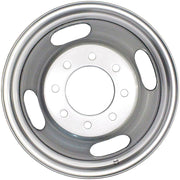 Dorman Steel Wheel Rim, 16 x 6.5 in, 8-Lug, Painted Silver, Fits Select Chevrolet and GMC Models, 939-201