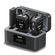 Bower WALAPMIC2P Dual Pro Wireless Lavalier Microphone System