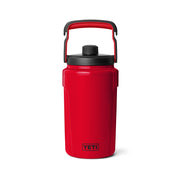 YETI Silo Half Gallon Jug Insulated Water Bottle with PermaFrost Technology, 100% Leakproof MagDock Chug Cap, Ergonomic Handle with Fence Hooks, Rescue Red