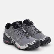 Salomon Speedcross 6 Trail Running Shoes for Men, Quiet Shade Black Pearl Blue, Size 11.5, L41738000