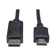 Tripp Lite DisplayPort to HDMI Adapter Cable, 15ft, Male to Male, 1080p, Black, P582-015