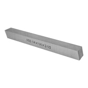 DBM IMPORTS Set of 5 HSS Square Tool Bits, 1/4 in x 1/4 in x 2.5 in, High-Speed Steel Milling Blanks for Lathe Turning and Fly Cutters, 52313