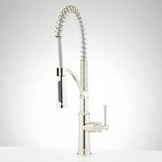 Signature Hardware 485306 Beasley 1.8 GPM Single Hole Pre Rinse Pull Down Kitchen Faucet