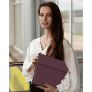 Aoub iPad Case with Detachable Wireless Keyboard, Silicone Cover with Pencil Holder, Red, Compatible with iPad 11th Generation 11 Inch and 10th Generation 10.9 Inch, A16 Keyboard Case Red