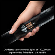 Dyson PencilVac Fluffy Cordless Stick Vacuum, Lightweight 2.86 lb, 50 Air Watts Suction, Black