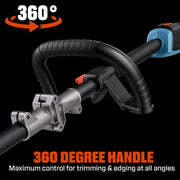 Senix 60V Max X6 Brushless Cordless String Trimmer, 16-Inch Cutting Diameter, Variable Speed, Lightweight Aluminum Shaft, 3Ah Battery and Charger Included