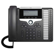 Cisco 7861 Corded Business UC IP Phone, 16 Programmable Lines, 3.5-Inch Grayscale Display, Class 1 PoE, Black