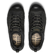 KEEN Targhee IV Waterproof Hiking Shoes for Men - Triple Black - 10M