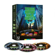 Arrow Video Teenage Mutant Ninja Turtles Trilogy Blu-ray 3-Disc Set, 4K Restored Action Adventure Movies, PG Rated, 1006311960