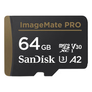SanDisk SDSQXBZ-064G-AWCKA 64GB ImageMate PRO microSDXC UHS-1 Memory Card with Adapter