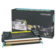 Lexmark C748H1YG Yellow High Yield Return Program Cartridge Toner