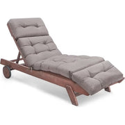 Maphissus Outdoor Lounge Chair Cushion, Waterproof Replacement Chaise Lounge Cushions for Outdoor Furniture Thickened 71 x 22 x 4.7 Inches Non-Slip with Ties