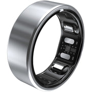 QALO QRNT Slim Smart Ring, Titanium Fitness Tracker with Heart Rate, Sleep, SpO2 Monitoring, Water-Resistant, Brushed Gold, Size 10